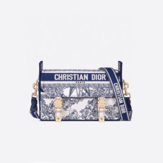 디올 여성 네이비 캠프백 - Dior Womens Navy Camp Bag - dib356x