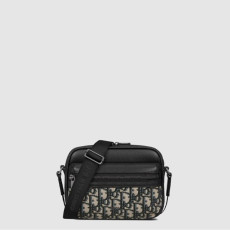 디올 남성 라이더 2.0 미니 지퍼 메신저백 - Dior Mens Rider 2.0 Mini Zipper Messenger Bag - dib9047x