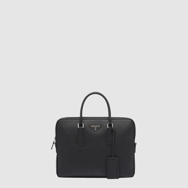 프라다 남성 가죽 브리프케이스 2VE368 - Prada Mens Leather Briefcase - prb9091x