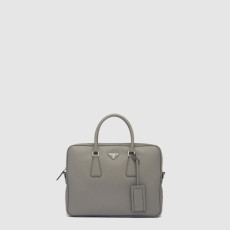 프라다 남성 가죽 브리프케이스 2VE368 - Prada Mens Leather Briefcase - prb9092x