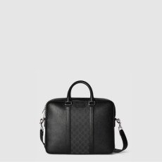 구찌 남성 태그 장식 미디엄 GG 브리프케이스 - Gucci Mens Medium GG Briefcase With Tag Decoration - gub9183x