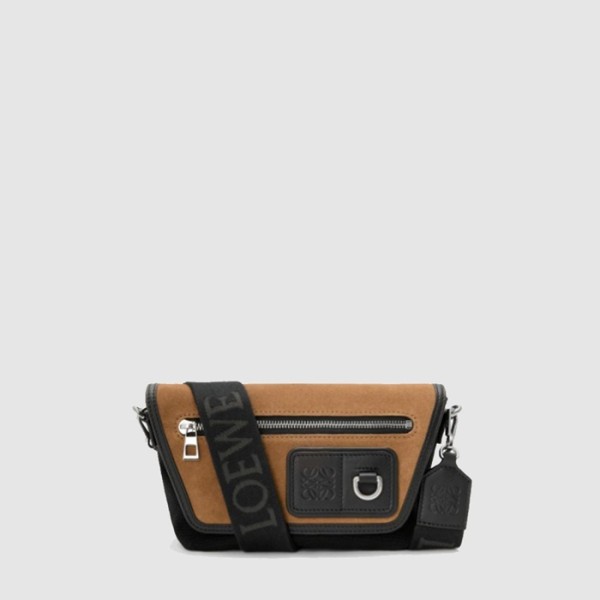 로에베 남성 미니 플렉스 메신저 백 - Loewe Mens Mini Flex Messenger Bag - lob14733x
