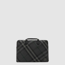 버버리 남성 그리드 브리프케이스 - Burberry Mens Grid Briefcase - bub16068x