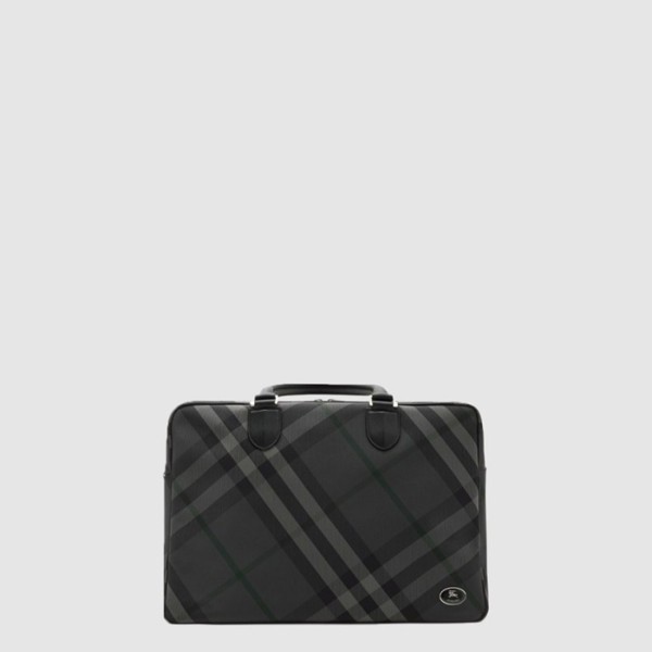 버버리 남성 그리드 브리프케이스 - Burberry Mens Grid Briefcase - bub16068x