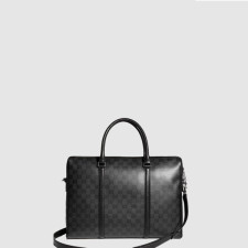 구찌 남성 에센스 클래식 미디엄 브리프케이스 - Gucci Mens Essence Classic Medium Briefcase - gub16314x