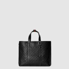 구찌 남성 GG 엠블럼 라지 토트백 - Gucci Mens GG Emblem Large Tote Bag - gub16525x