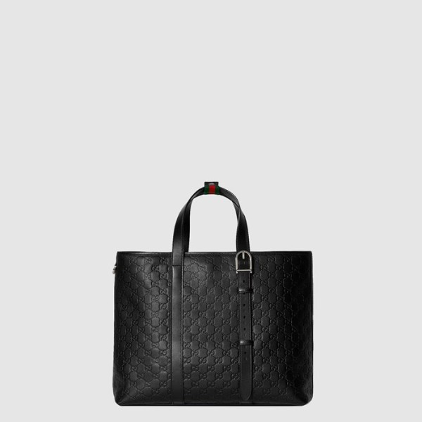 구찌 남성 GG 엠블럼 라지 토트백 - Gucci Mens GG Emblem Large Tote Bag - gub16525x