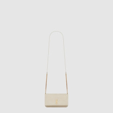 입생로랑 여성 유광 크로커다일 엠보싱 가죽 스트랩 모노그램 폰 홀더 - Saint Laurent Womens Glossy Crocodile Embossed Leather Strap Monogram Phone Holder - ysl760x