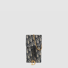 디올 여성 네이비 몽테뉴 폰백 - Dior Womens Navy Phone Bag - dib571x