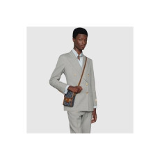 구찌 남/녀 블루 미니 홀스빗 폰백 - Gucci Unisex Blue Mini Bag - gu527x