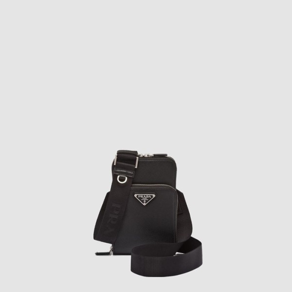 프라다 남성 사피아노 가죽 스마트폰 케이스 2ZH126 - Prada Mens Saffiano Leather Smartphone Case - prb8016x