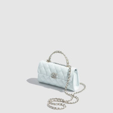 샤넬 여성 체인 플랩 폰 홀더 - Chanel Womens Chain Flap Phone Holder - chb10168x