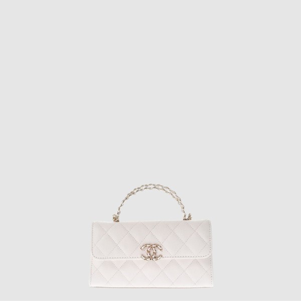 샤넬 여성 체인 플랩 폰 홀더 - Chanel Womens Chain Flap Phone Holder - chb10457x