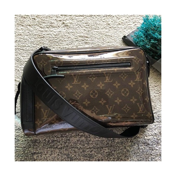 Louis Vuitton 2018 Monogram Messenger Camera Shoulder Bag,26cm - 루이비통 2018 모노그램 메신저 남성용 카메라 숄더백 LOUB0732 ,26cm,브라운