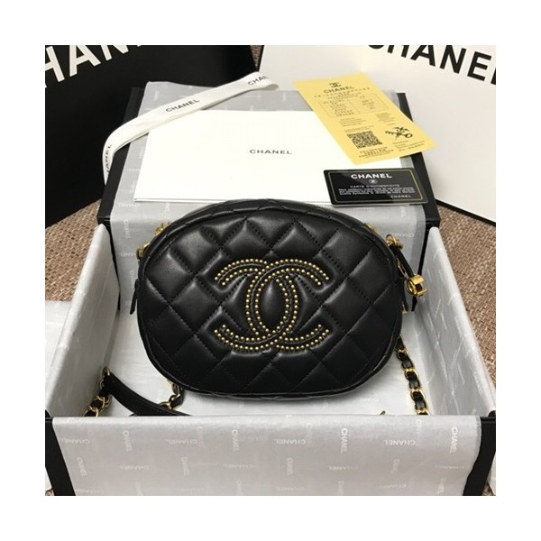 Chanel 2020 Camera Chain Shoulder Cross Bag,20CM - 샤넬 2020 카메라 체인 숄더 크로스백,CHAB1529,20CM,블랙