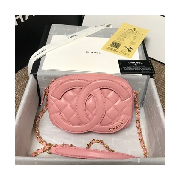 Chanel 2020 Camera Chain Shoulder Cross Bag,20CM - 샤넬 2020 카메라 체인 숄더 크로스백,CHAB1534,20CM,핑크
