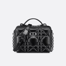 디올 여성 블랙 카메라백 - Dior Womens Black Camera Bag - di105x