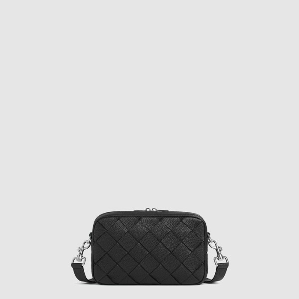 보테가 베네타 남성 스몰 인트레치아토 카메라 백 - Bottega veneta Mens Small Intrecciato Camera Bag - bvb9301x