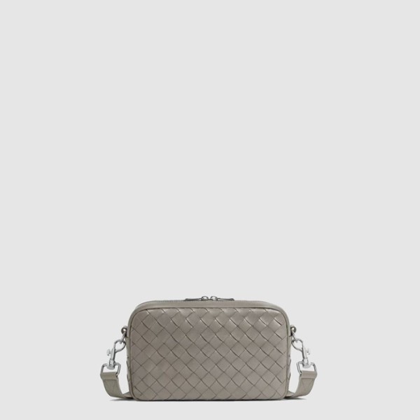 보테가 베네타 남성 스몰 인트레치아토 카메라 백 - Bottega veneta Mens Small Intrecciato Camera Bag - bvb9315x