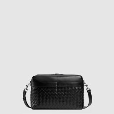 보테가 베네타 남성 인트레치아토 포켓 카메라 백 - Bottega veneta Mens Intrecciato Pocket Camera Bag - bvb15912x