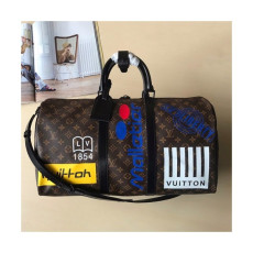 올봄 잇템!!]Louis Vuitton 2019 Keepall Bandouliere Bag,50cm - 루이비통 2019 키폴 반둘리에 남여공용 여행가방,M44642,LOUB1266 ,50 cm,브라운