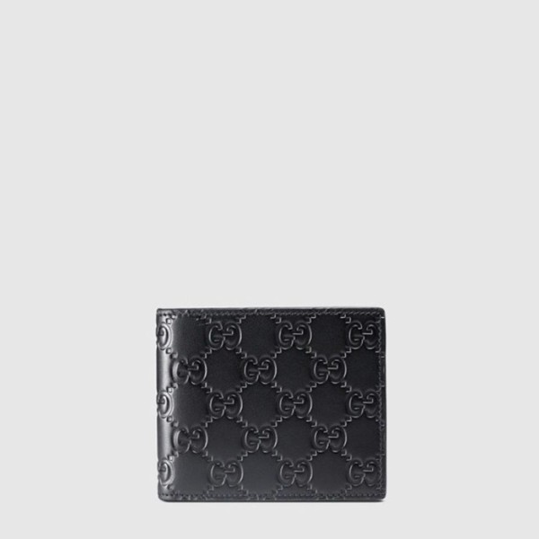 구찌 남성 GG 수프림 시마 반지갑 - Gucci Mens GG Supreme Cima Wallet - guw508x