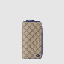 구찌 남성 바이컬러 지퍼 지갑 - Gucci Mens Bicolor Zipper Wallet - guw518x
