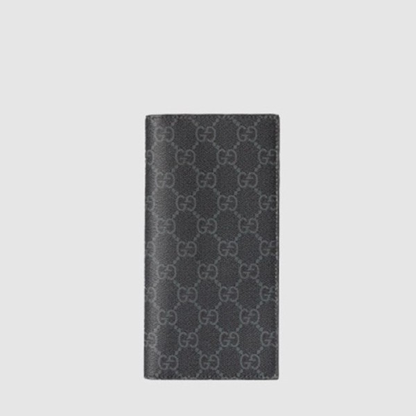 구찌 남성 GG 엠블럼 장지갑 - Gucci Mens GG Emblem Long Wallet - guw524x