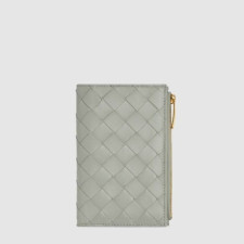 보테가 베네타 남성 지퍼 바이폴드 지갑 - Bottega veneta Mens Zipper Bifold Wallet - bvw607x