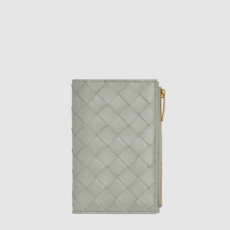 보테가 베네타 남성 지퍼 바이폴드 지갑 - Bottega veneta Mens Zipper Bifold Wallet - bvw607x