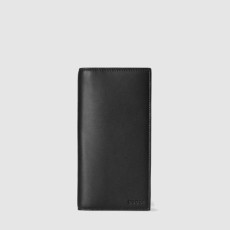 구찌 남성 GG 엠블럼 엠보스 장지갑 - Gucci Mens GG Emblem Embossed Long Wallet - guw652x