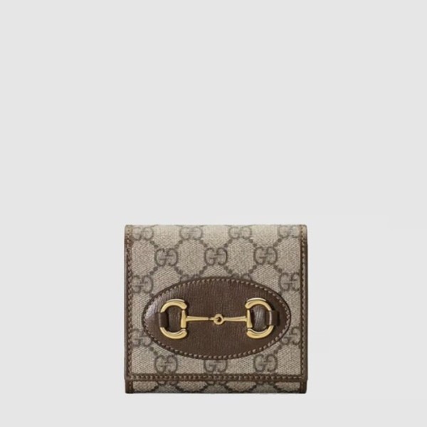 구찌 남/녀 GG 1955 홀스빗 반지갑 - Gucci Unisex GG 1955 Horsebit Wallet - guw706x