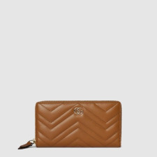 구찌 남/녀 GG 마몽 집 어라운드 월릿 - Gucci Unisex GG Marmont Zip Around Wallet - guw710x
