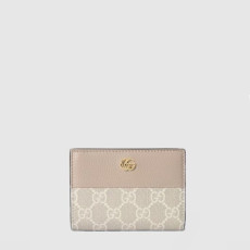 구찌 여성 GG 마몽 바이컬러 스몰 지갑 - Gucci Womens GG Marmont Bicolor Small Wallet - guw714x
