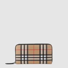 버버리 남성 빈티지 체크 장지갑 - Burberry Mens Vintage Check Long Wallet - buw671x