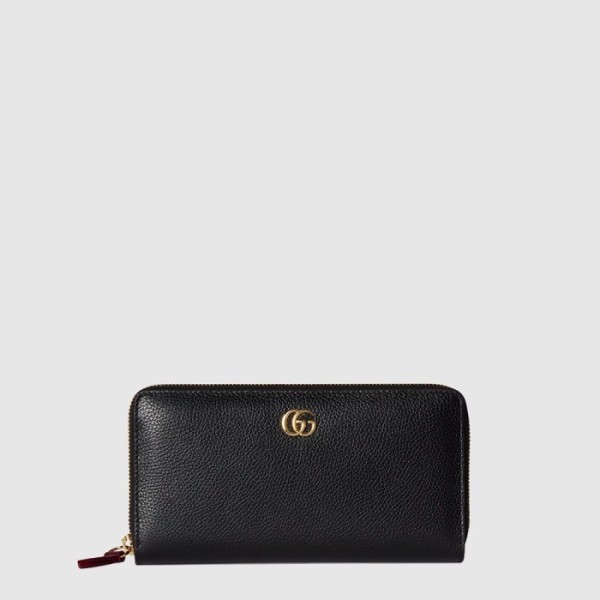 구찌 여성 GG 마몽 바이컬러 지퍼 지갑 - Gucci Womens GG Marmont Bicolor Zipper Wallet - guw728x
