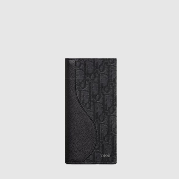 디올 남성 새들 버티컬 장지갑 - Dior Mens Saddle Vertical Long Wallet - diw792x