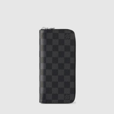 루이비통 남성 지피 월릿 버티컬 다미에 그라파이트 N63095 - Louis vuitton Mens Zippy Wallet Vertical Damier Graphite - lvw847x