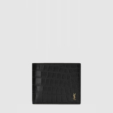 입생로랑 남성 미니 카산드라 이스트웨스트 지갑 - Saint Laurent Mens Mini Cassandre Eastwest Wallet - ysw931x