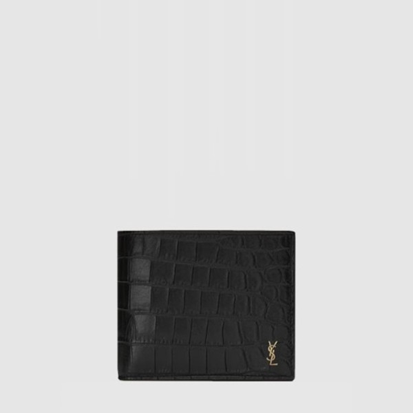 입생로랑 남성 미니 카산드라 이스트웨스트 지갑 - Saint Laurent Mens Mini Cassandre Eastwest Wallet - ysw931x