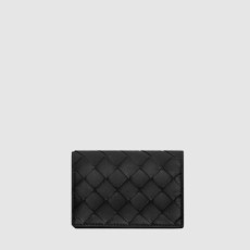 보테가 베네타 남성 인트레치아토 명함 케이스 - Bottega veneta Mens Intrecciato Business Card Case - bvw601x