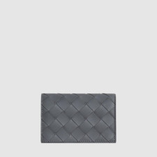 보테가 베네타 남성 인트레치아토 비즈니스 카드 지갑 아르도아즈 - Bottega veneta Mens Intrecciato Business Card Wallet Ardoise - bvw601x