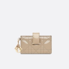 디올 여성 베이지 카드 지갑 - Dior Womens Beige Jasmine Wallet - diw181x