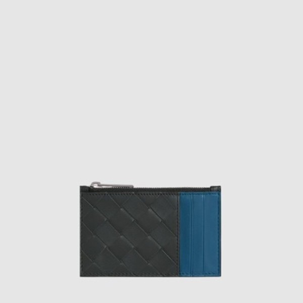 보테가 베네타 남성 인트레치아토 지퍼 카드 케이스 - Bottega veneta Mens Intrecciato Zipper Card Case - bvw603x