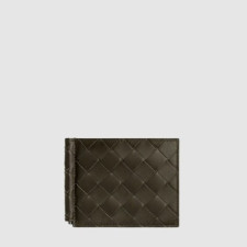 보테가 베네타 남성 인트레치아토 머니 클립 반지갑 - Bottega veneta Mens Intrecciato Money Clip Wallet - bvw610x