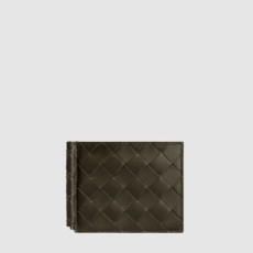 보테가 베네타 남성 인트레치아토 머니 클립 반지갑 - Bottega veneta Mens Intrecciato Money Clip Wallet - bvw610x
