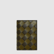 보테가 베네타 남성 인트레치아토 플랩 카드 케이스 - Bottega veneta Mens Intrecciato Flap Card Case - bvw612x