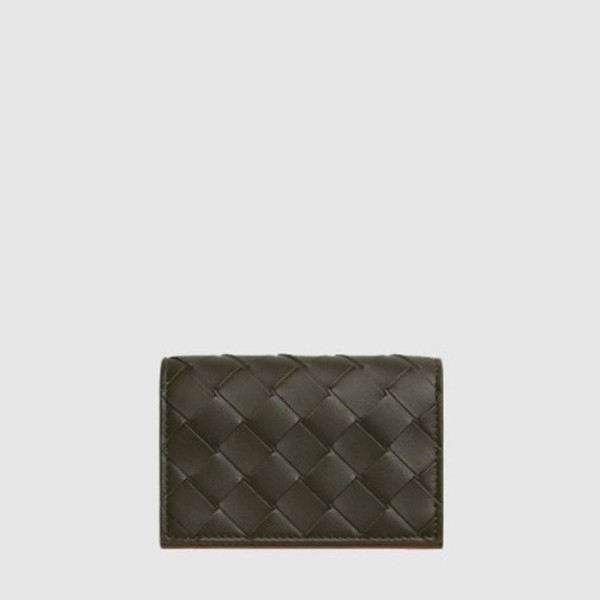 보테가 베네타 남성 인트레치아토 명함 케이스 - Bottega veneta Mens Intrecciato Business Card Case - bvw619x