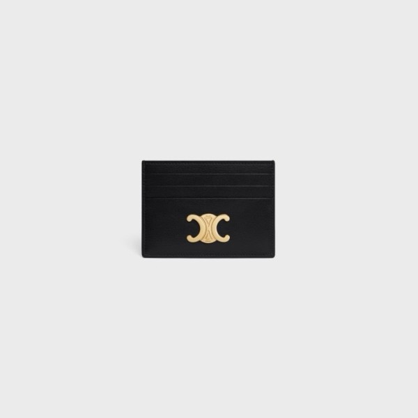 셀린느 여성 블랙 카드 지갑 - Celine Womens Black Card Wallets - cew206x