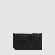보테가 베네타 남성 인트레치아토 피콜로 지퍼 카드 케이스 - Bottega veneta Mens Intrecciato Piccolo Zipper Card Case - bvw624x